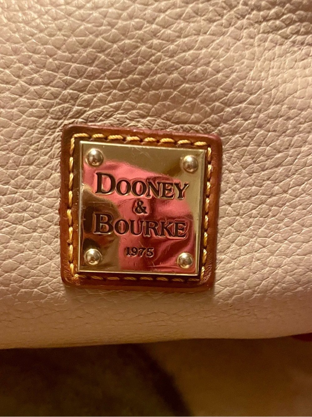 Dooney & Bourke Bristol satchel Mauve Italian pebbled leather - Picture 2 of 8